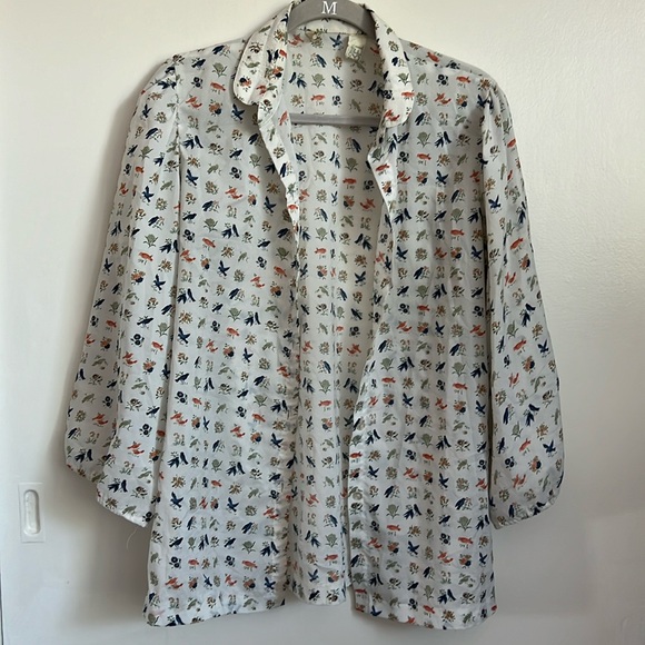 KORET OF CALIFORNIA VTG Button Up Top Size M - Picture 1 of 5